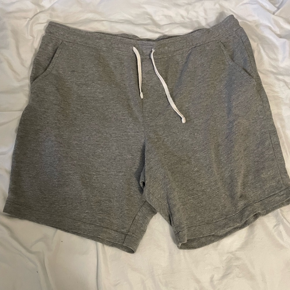 No Boundaries Gray Athletic Men's Shorts